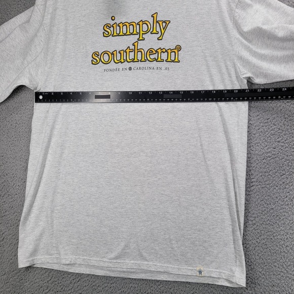 SIMPLY SOUTHERN Size LARGE Graphic Long Sleeve Crew Neck T-Shirt NEW - Picture 8 of 12